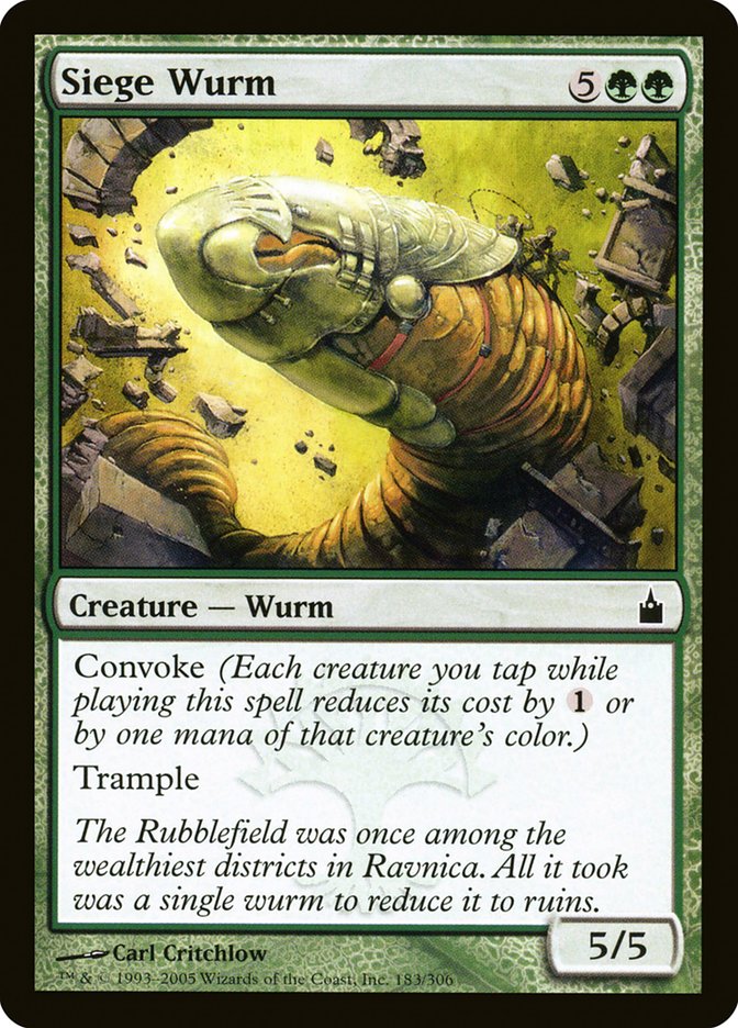 Siege Wurm (183) [Ravnica: City of Guilds] | Odin's Place