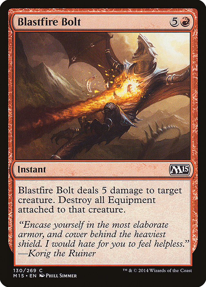Blastfire Bolt (130) [Magic 2015] | Odin's Place