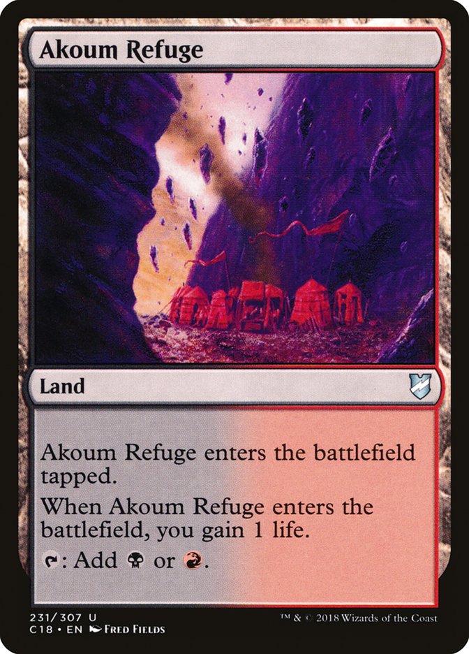 Akoum Refuge (231) [Commander 2018] | Odin's Place