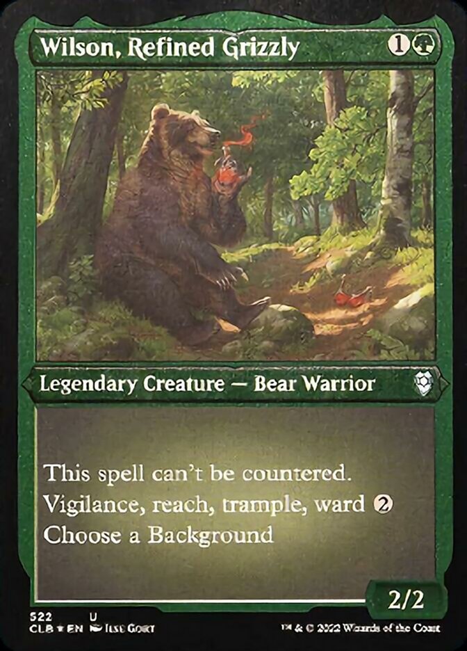 Wilson, Refined Grizzly (Foil Etched) [Commander Legends: Battle for Baldur's Gate] | Odin's Place