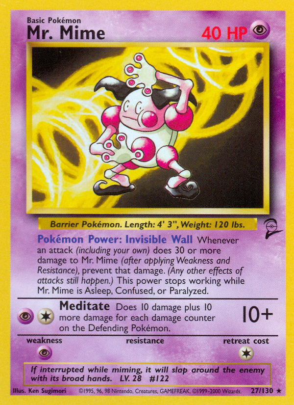Mr. Mime (27/130) [Base Set 2] | Odin's Place