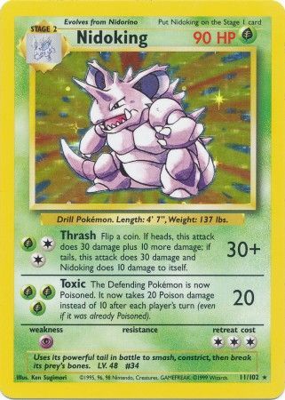 Nidoking (11/102) [Base Set Unlimited] | Odin's Place