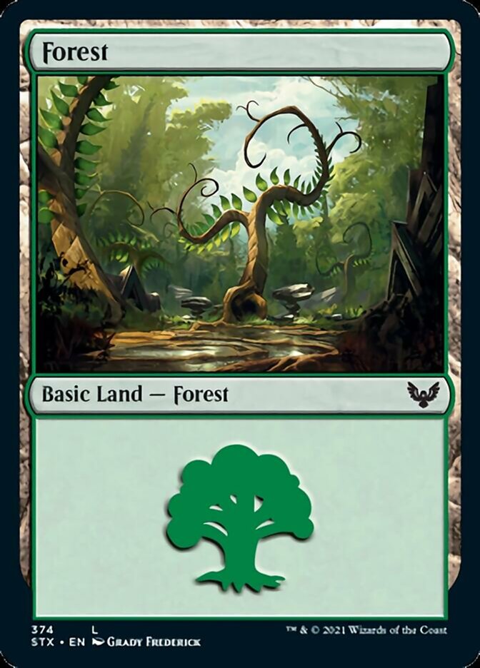 Forest (374) [Strixhaven: School of Mages] | Odin's Place