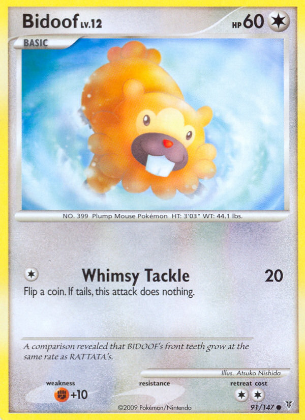 Bidoof (91/147) [Platinum: Supreme Victors] | Odin's Place