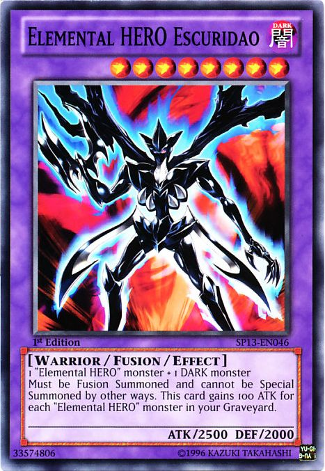 Elemental Hero Escuridao [SP13-EN046] Common | Odin's Place