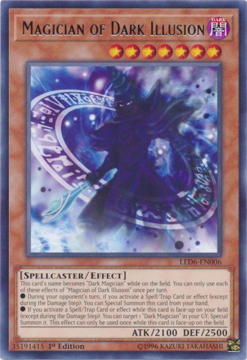 Magician of Dark Illusion [LED6-EN006] Rare | Odin's Place