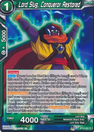 Lord Slug, Conqueror Restored (BT12-061) [Vicious Rejuvenation] | Odin's Place