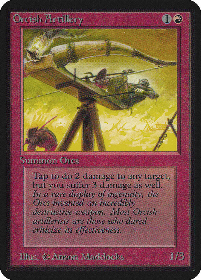 Orcish Artillery (165) [Alpha Edition] | Odin's Place