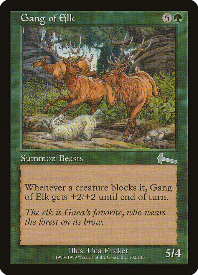 Gang of Elk (102) [Urza's Legacy] | Odin's Place