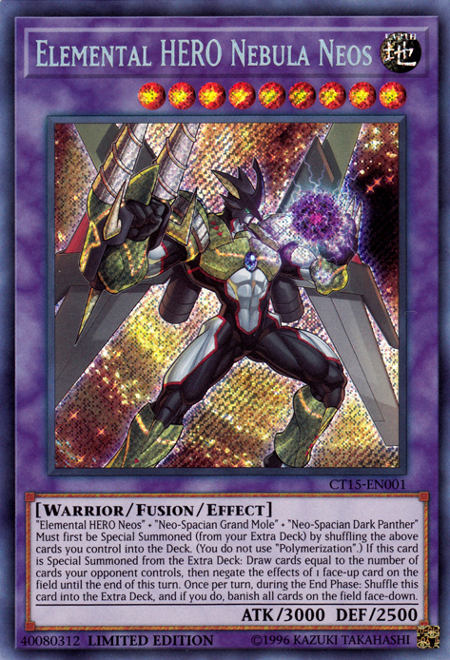 Elemental Hero Nebula Neos [CT15-EN001] Secret Rare | Odin's Place