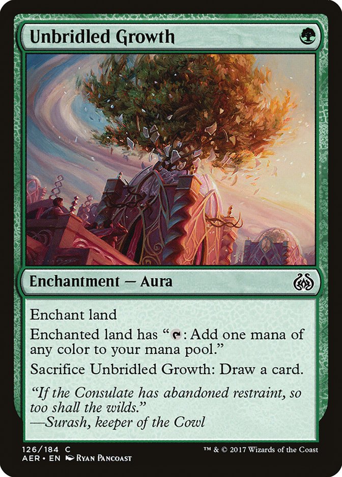 Unbridled Growth (126) [Aether Revolt] | Odin's Place