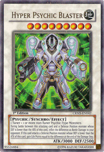 Hyper Psychic Blaster [CRMS-EN042] Ultra Rare | Odin's Place