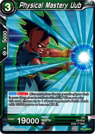 Physical Mastery Uub (BT5-063) [Miraculous Revival] | Odin's Place