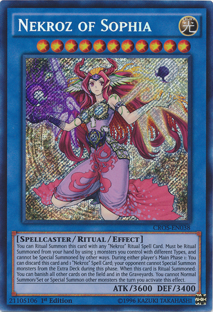 Nekroz of Sophia [CROS-EN038] Secret Rare | Odin's Place