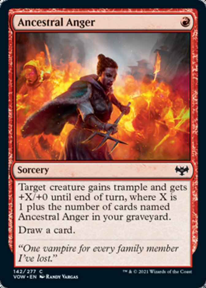 Ancestral Anger [Innistrad: Crimson Vow] | Odin's Place