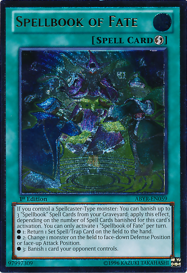 Spellbook of Fate (UTR) [ABYR-EN059] Ultimate Rare | Odin's Place
