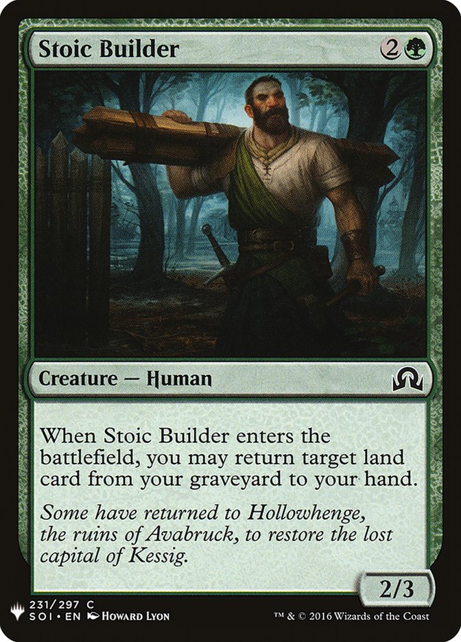 Stoic Builder [Mystery Booster] | Odin's Place