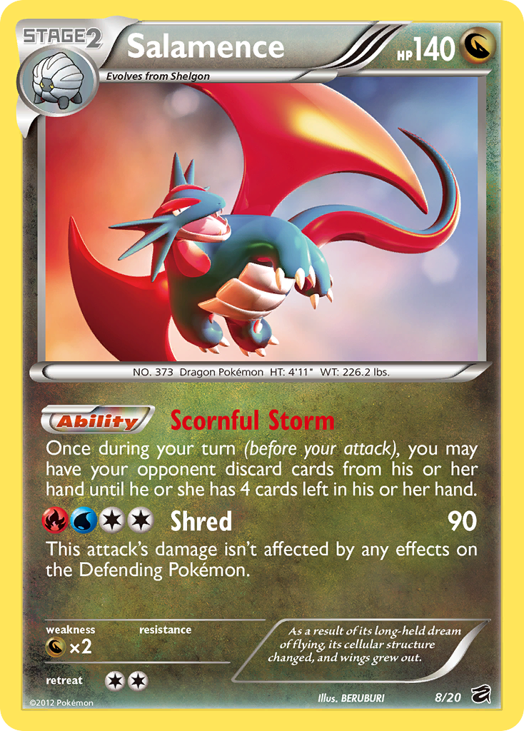 Salamence (8/20) [Black & White: Dragon Vault] | Odin's Place