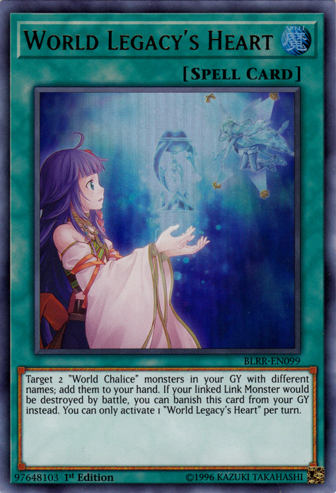 World Legacy's Heart [BLRR-EN099] Ultra Rare | Odin's Place