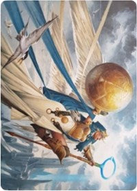 Linvala, Shield of Sea Gate Art Card [Zendikar Rising Art Series] | Odin's Place