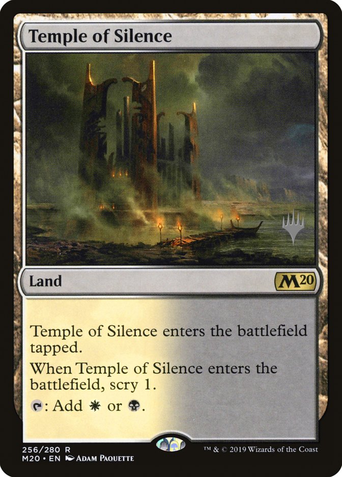 Temple of Silence (Promo Pack) [Core Set 2020 Promos] | Odin's Place