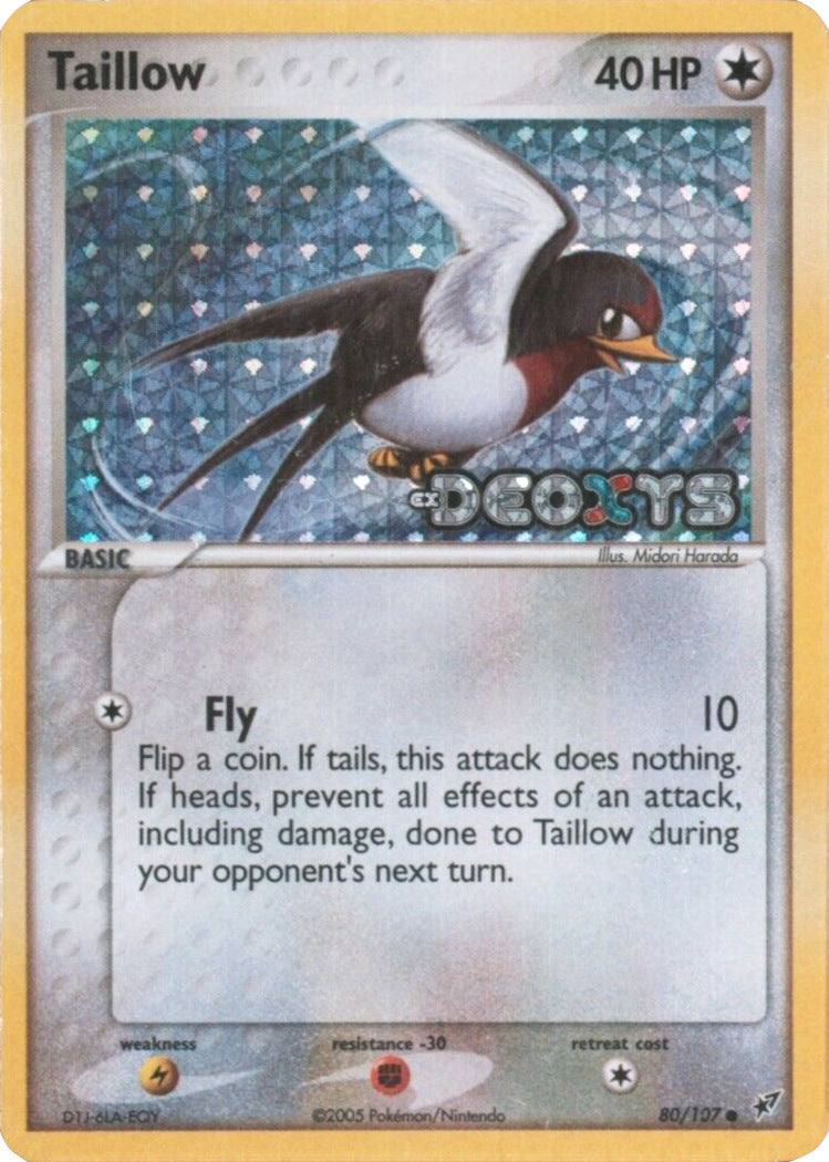 Taillow (80/107) (Stamped) [EX: Deoxys] | Odin's Place