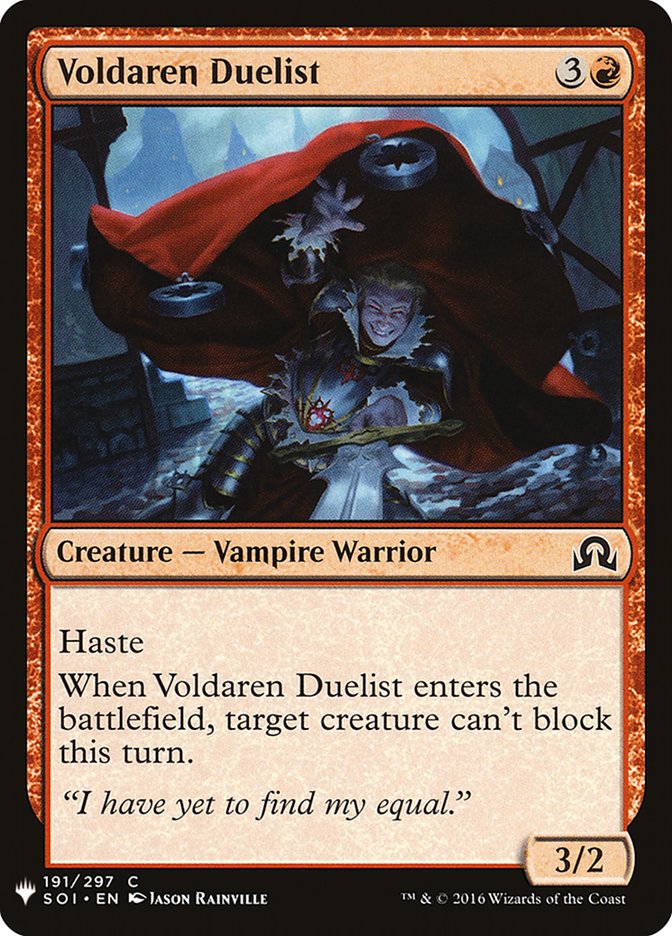 Voldaren Duelist [Mystery Booster] | Odin's Place