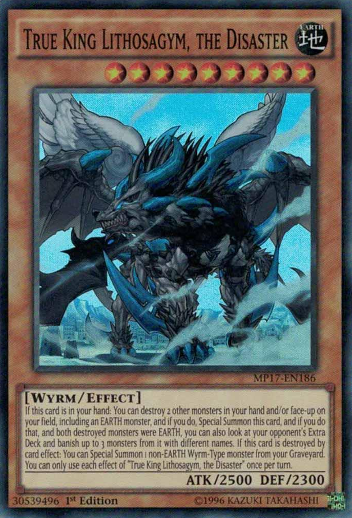 True King Lithosagym, the Disaster [MP17-EN186] Super Rare | Odin's Place