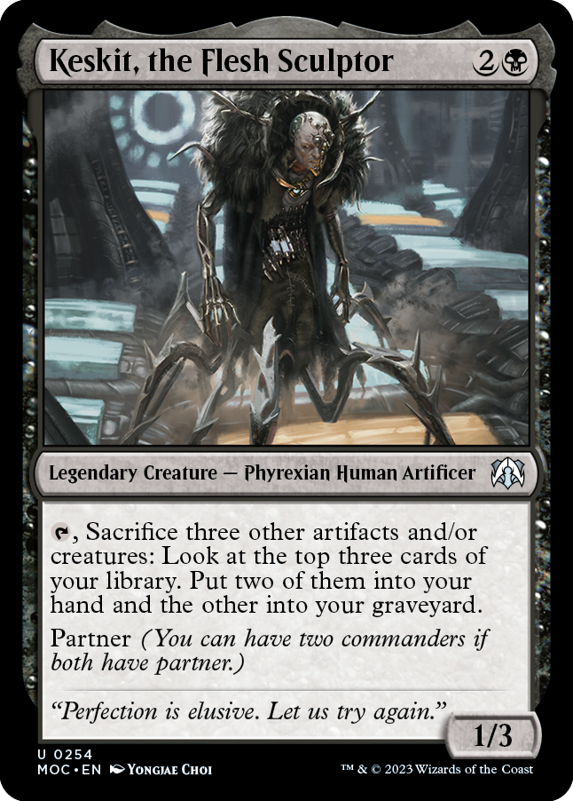 Keskit, the Flesh Sculptor [March of the Machine Commander] | Odin's Place
