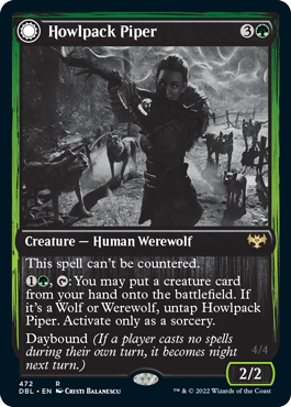 Howlpack Piper // Wildsong Howler [Innistrad: Double Feature] | Odin's Place