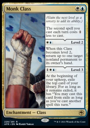 Monk Class (Promo Pack) [Dungeons & Dragons: Adventures in the Forgotten Realms Promos] | Odin's Place