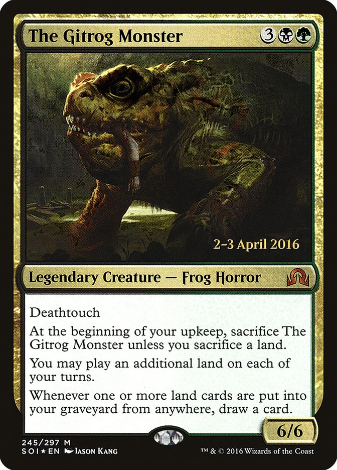 The Gitrog Monster (245) [Shadows over Innistrad Prerelease Promos] | Odin's Place