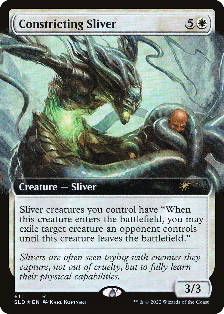 Constricting Sliver (Extended Art) [Secret Lair Drop Promos] | Odin's Place