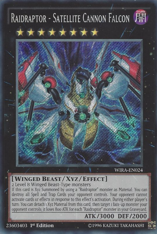 Raidraptor - Satellite Cannon Falcon [WIRA-EN024] Secret Rare | Odin's Place