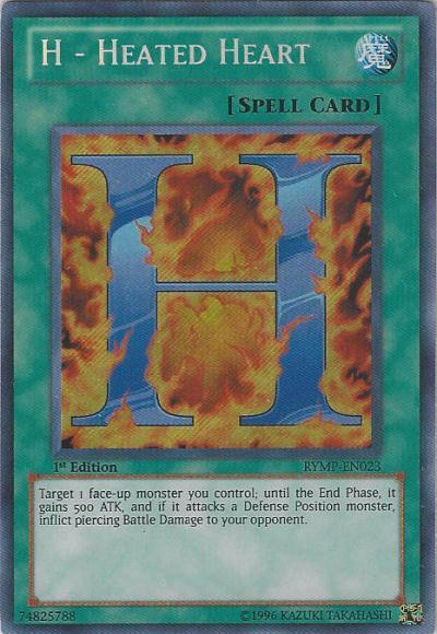 H - Heated Heart [RYMP-EN023] Secret Rare | Odin's Place