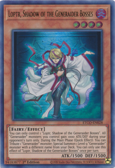 Loptr, Shadow of the Generaider Bosses [ETCO-EN028] Ultra Rare | Odin's Place