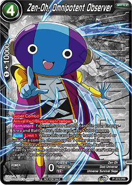Zen-Oh, Omnipotent Observer (Unison Warrior Series Boost Tournament Pack Vol. 7 - Winner) (P-373) [Tournament Promotion Cards] | Odin's Place