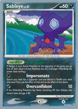 Sableye LV.31 (48/100) (Happy Luck - Mychael Bryan) [World Championships 2010] | Odin's Place
