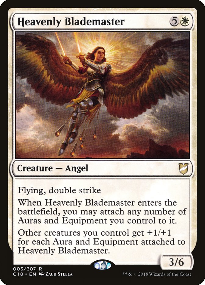 Heavenly Blademaster (3) [Commander 2018] | Odin's Place