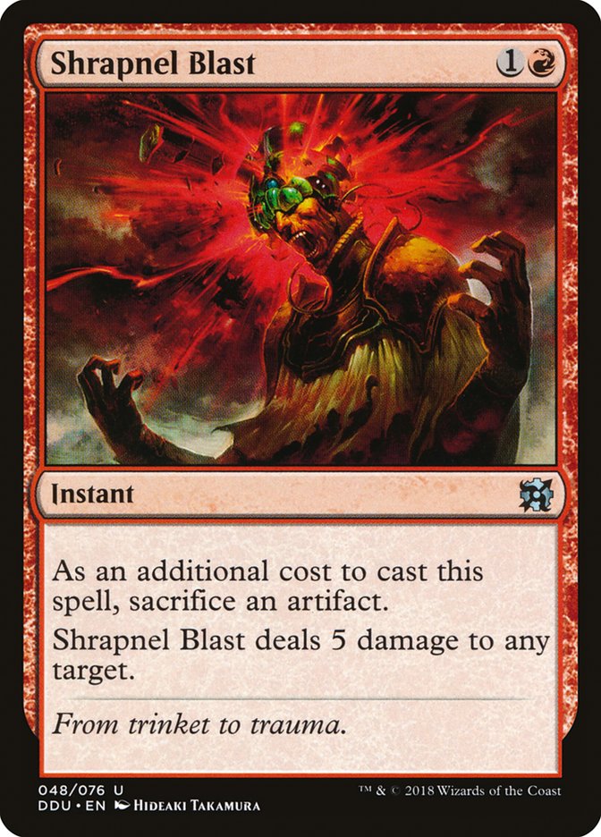 Shrapnel Blast (48) [Duel Decks: Elves vs. Inventors] | Odin's Place