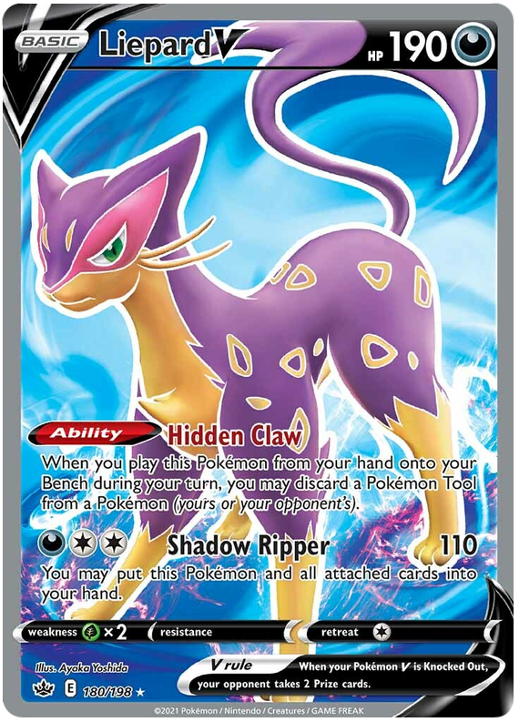 Liepard V (180/198) [Sword & Shield: Chilling Reign] | Odin's Place
