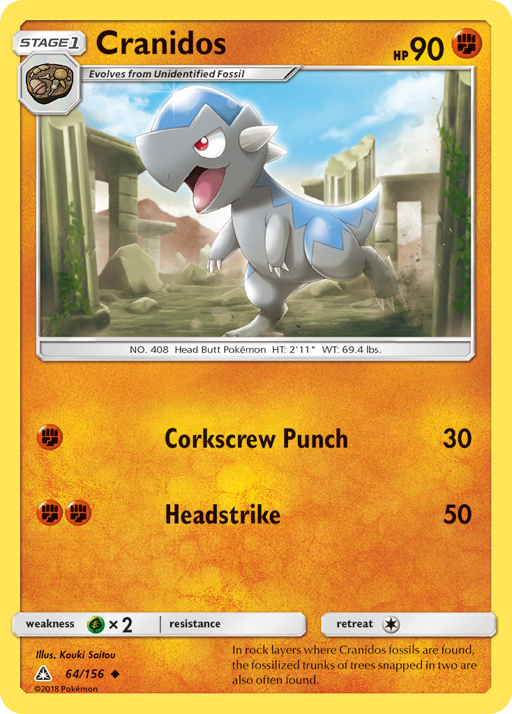 Cranidos (64/156) [Sun & Moon: Ultra Prism] | Odin's Place