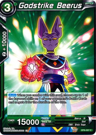 Godstrike Beerus (BT6-057) [Destroyer Kings] | Odin's Place