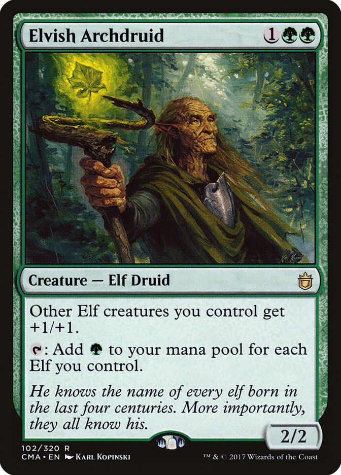 Elvish Archdruid (102) [Commander Anthology] | Odin's Place
