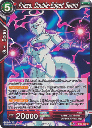 Frieza, Double-Edged Sword (DB2-008) [Divine Multiverse] | Odin's Place
