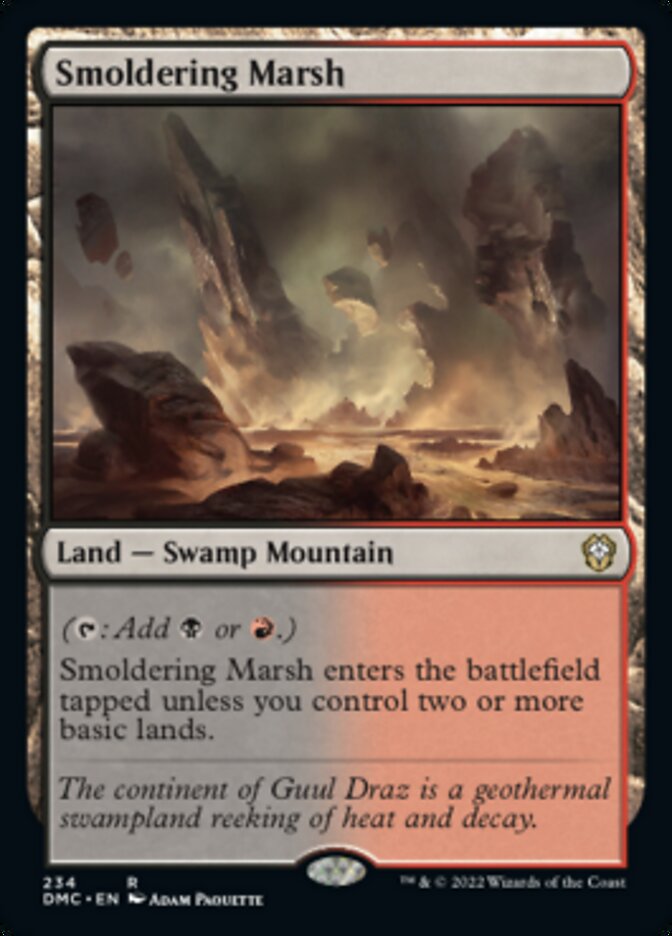 Smoldering Marsh [Dominaria United Commander] | Odin's Place
