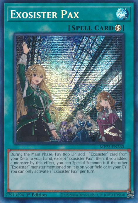 Exosister Pax [MP23-EN260] Prismatic Secret Rare | Odin's Place