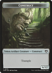 City's Blessing // Construct (0075) Double-Sided Token [Commander Masters Tokens] | Odin's Place