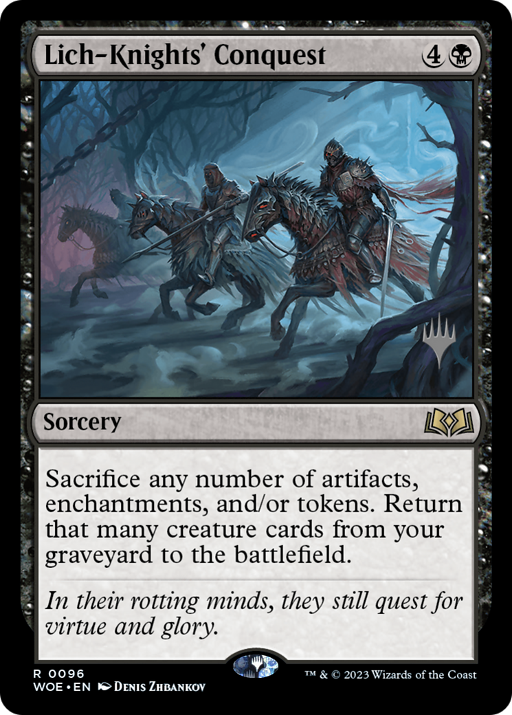 Lich-Knights' Conquest (Promo Pack) [Wilds of Eldraine Promos] | Odin's Place