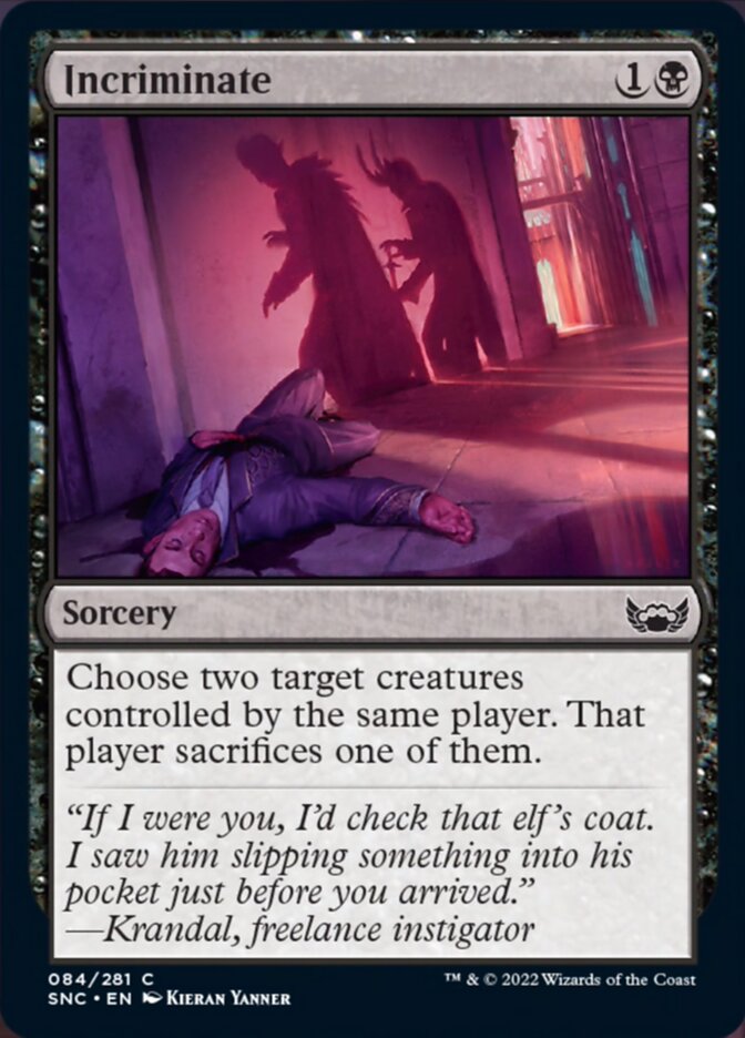 Incriminate [Streets of New Capenna] | Odin's Place